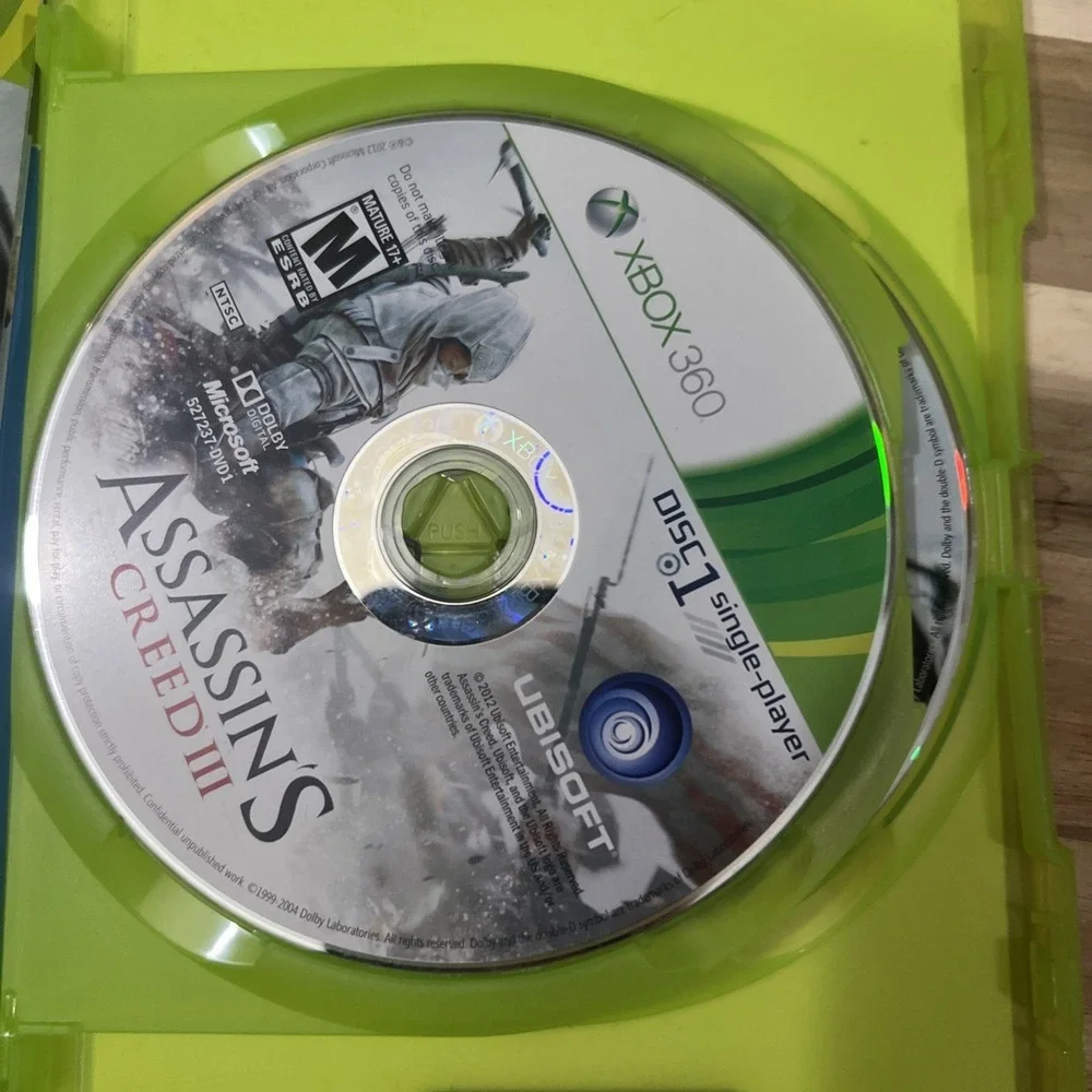 Assassin's Creed 3 GameStop‎ Edition (Microsoft Xbox 360)